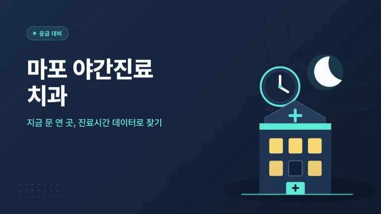 마포 야간진료 치과 썸네일